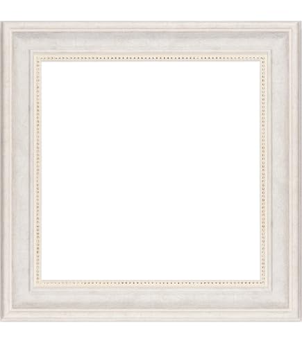 Amazon.co.jp: 正方形額縁 No.3/白 650角(650×650mm) 前面UVカット